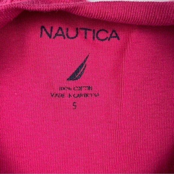 Nautica - Women’s Short Sleeve Tee - Small - Pink - Picture 5 of 7